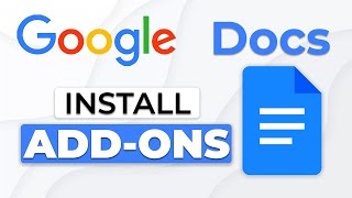 Google Docs: Installing Add-ons