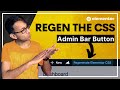 Regenerate the CSS Button in the Admin Bar - Code Snippets - Elementor Wordpress Tutorial