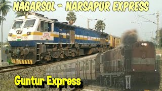 Nagarsol - Narasapur Express \u0026 Narasapur - Guntur Express  Last Diesel Locos March 2022