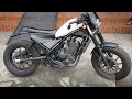 Install Honda Rebel CMX 300 - 500 MotoZaaa Custom Scrambler Seat Kit Motorcycle