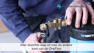 Installatie van de WATTS OneFlow Anti Kalk