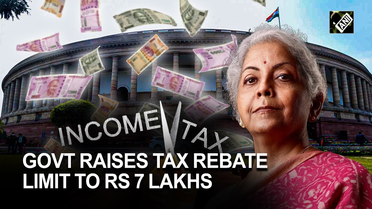 Union Budget 2023: Govt Raises Tax Rebate Limit To Rs 7 Lakhs - YouTube