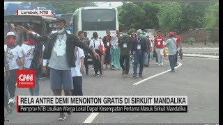 Rela Antre Demi Menonton Gratis Di Sirkuit Mandalika