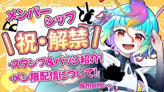 【 重大告知 】メンバーシップ祝・解禁！ 特典やスタンプ＆バッジのデザイン大公開🎉【 #新人Vtuber #にぅいちゃん 】