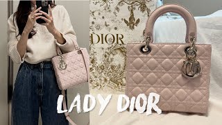 Dior l 레이디디올 Short Unboxing l M size l 파우더핑크🌸