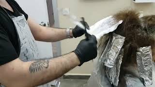 7.11 Ash Brown Hair Coloring How to make ombre Balayage Hair Detailed Explanation