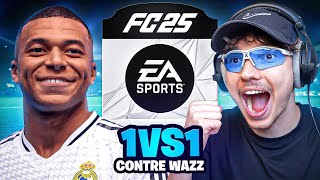 J'AFFRONTE WaZz en 1v1 sur FC 25 (Je m'attendais pas à ça ...) ⚽