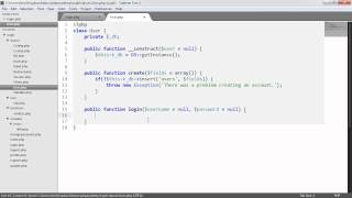 PHP OOP Login/Register System: Log in (Part 16/23)