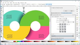 Circle Infographic Inkscape Tutorial