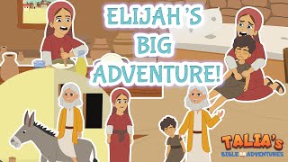 Teaching the kids about sharing using the story of Elijah and the widow | Bible Story for kids