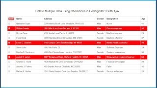 Delete Multiple Data using Checkboxs in Codeigniter 3 with Ajax