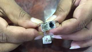 18. කාකනිල් හා පුෂ්පරාග මැණික් මුද්ද |  pushparaga - yellow sapphire| kakanil- blue sapphire