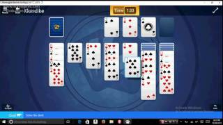 Microsoft solitaire daily challenge klondike 12/27/15