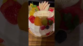 ショート動画【誕生日ケーキ】＃ショート#shorts＃誕生日＃ケーキ＃バースデー＃フルーツ＃リッチフィールド#happybirthday