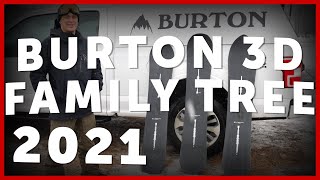 2021 Burton 3D Family Tree Snowboards