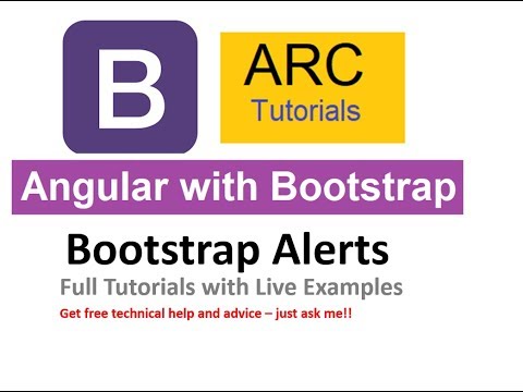 Bootstrap Alerts in Angular Angular Bootstrap 4 Tutorials Angular Bootstrap Tutorial
