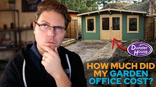 How much did my garden office cost?