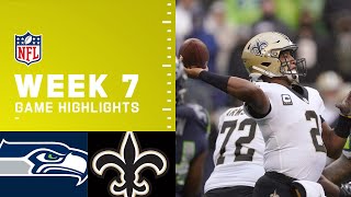 Saints' Top Plays vs. Seattle Seahawks Week 7 | 2021 NFL