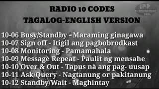 Radio 10 codes para mga new security or mag apply palang mahalaga Ang 10 codes.