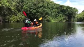 Kayakeando el Lago Cerrillos