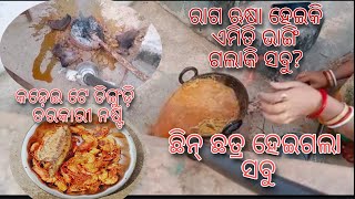 କଡ଼େଇ ଟେ ଚିଙ୍ଗୁଡ଼ି ତରକାରୀ ନଷ୍ଟ//ରାଗ ଋଷ ପାଇଁ ଏମିତି ହେଲା କି?//ଭାଙ୍ଗି ରୁଜି ଚୁରମର