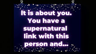 Angel: It is about you. You have a supernatural link with this person and...