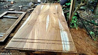 Cara membuat pintu kayu minimalis skill tukang kayu