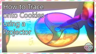 How to Trace/Decorate Cookies or Art with a Mini Pico Projector 🍪 Dessert Decorating Ideas