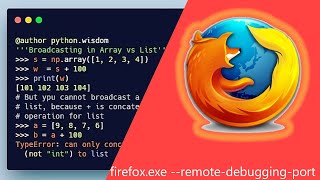 How to start Firefox remote debugging protocol