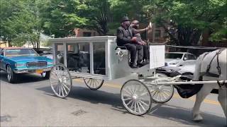 Horse Drawn Hearse for Procession Funeral Brooklyn NY with Caribe Funeral Home