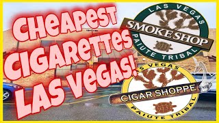 Cheapest Place To Buy Cigarettes In Las Vegas | Paiute Tribal Smoke Shop #lasvegas #cheap #deals