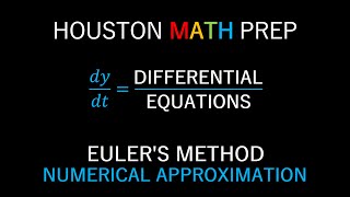 Euler's Method (Numerical Solutions for Differential Equations)