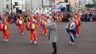 H29 6 3 第10回ふくしま山車祭 さんさ踊り ステージ前