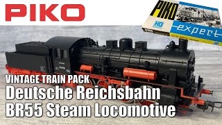 Vintage GDR Model Train Set PIKO Expert Deutsche Reichsbahn BR55 | Model Railway Review | HO Scale