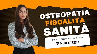 Osteopata: partita iva, fiscalità e sanità