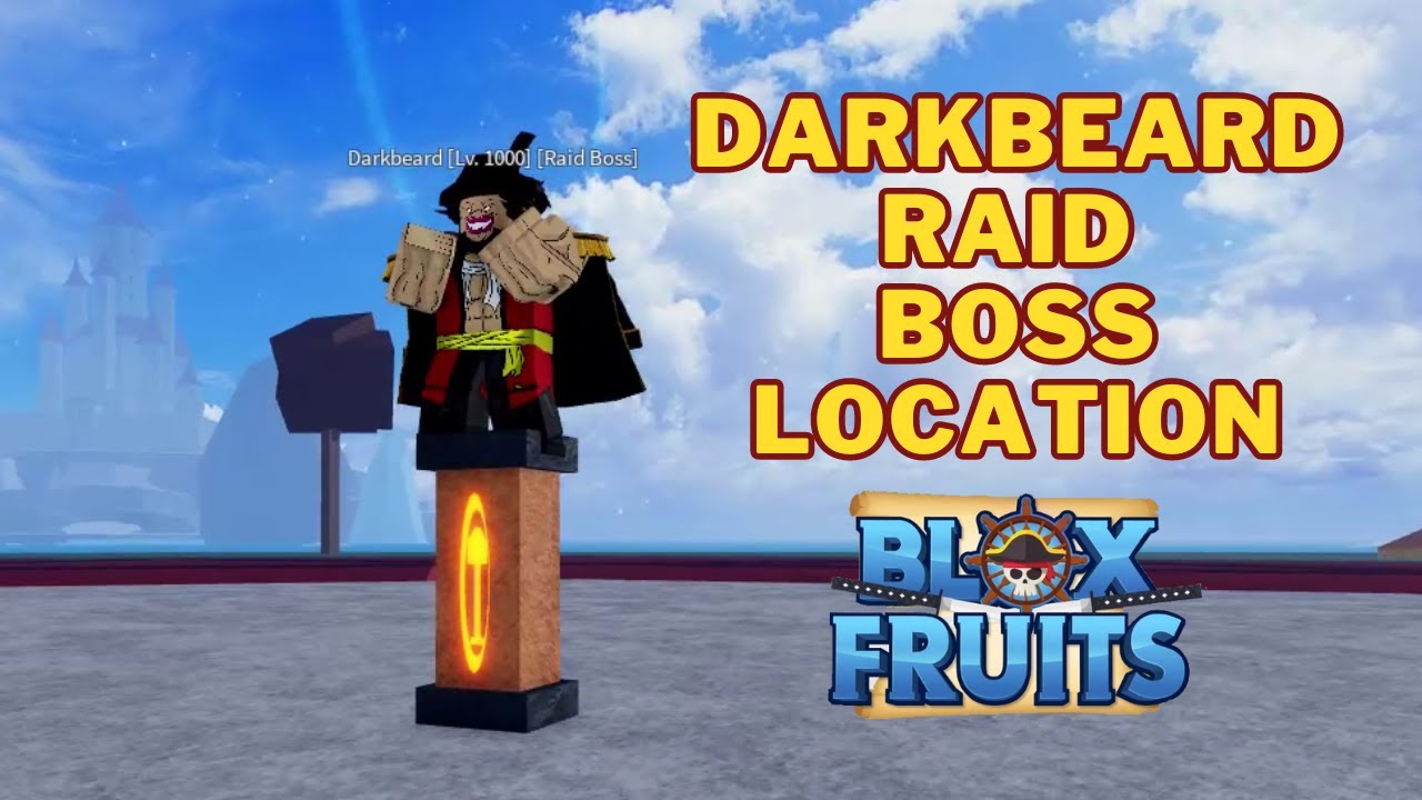 How To Spawn Darkbeard In Blox Fruits | Darkbeard Spawn Location - YouTube