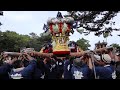 観音寺秋祭り最終日　琴弾八幡宮　本若太鼓　２０１９