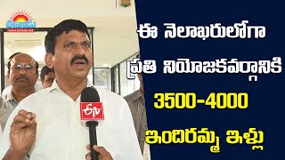 ఈ నెలాఖరులోగా ప్రతి నియోజకవర్గానికి 3500 ఇందిరమ్మ ఇళ్లు: మంత్రి పొంగులేటి @eenadu-news