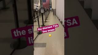 Walking through the TSA maze 😳 I almost fainted from all the zig zagging to get through the line 🥴