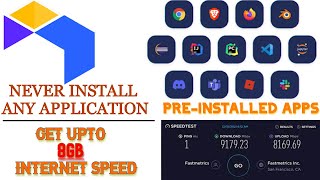 RUN ALL APPS IN CLOUD DESKTOP 😲 | NEVER INSTALL | LOW-END PC | PRE - INSTALLED APPS | GET UPTO 8GBps