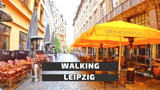 Walking Old Leipzig. A virtual, online walk through Leipzig's Market Square. Germany Walking.