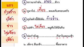 มาตราตัวสะกด “แม่เกอว ๓” : ครูวรรษรวี แสงชมภู (ครูรัก)