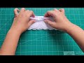 วิธีทำยางรัดผมลูกไม้แบบเกาหลี diy lace scrunchie tutorial