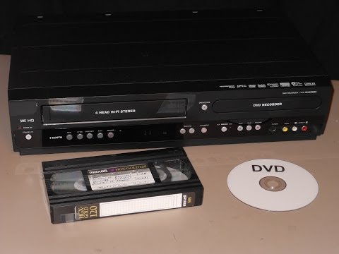 VHS transfer to DVD using combo recorder VHS transfer to DVD using combo recorder