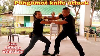 Pangamot knife atack defense and offense Filmocan San Miguel Eskrima