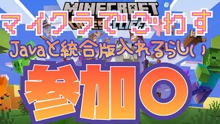 【マイクラ参加○】マイクラ！！常連さん優先参加型。統合版も○　Javaも○