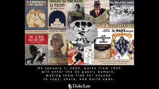 Duke Law | Public Domain Day 2025 Preview