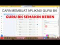 Cara Membuat Aplikasi Guru BK di HP    Catatan Guru BK