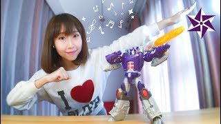 星の飛天小女警 Transformers OPEN\u0026PLAY Galvatron Review (with Chinese and English Subtitles)