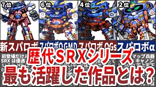 【歴代スパロボ】最もSRXシリーズが活躍した作品ランキングTOP８